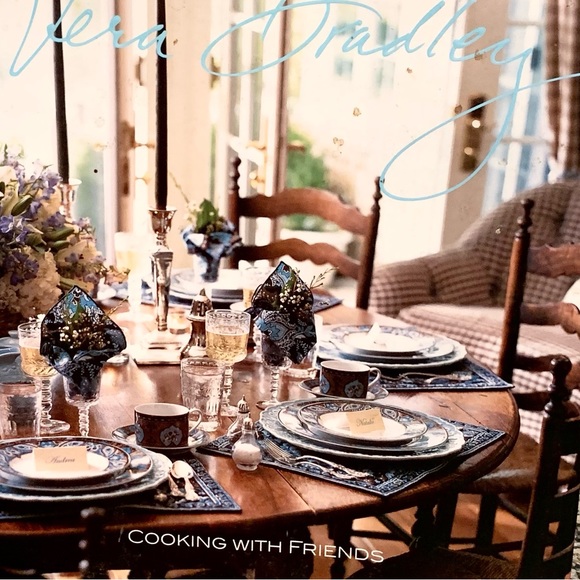 VERA BRADLEY book “cooking with Friends”Hardback Cookbook - the BEST!! - Picture 9 of 10